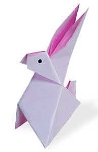 小兔子折纸教程