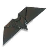 万圣节蝙蝠的折纸方法