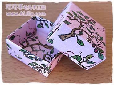 简易礼品盒折纸图解教程