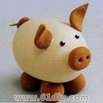 橡皮泥制作教程——可爱的小猪