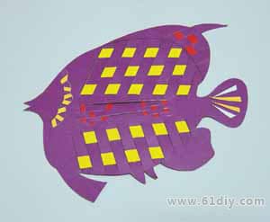 海洋鱼的编织图解教程