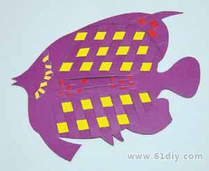 海洋鱼的编织图解教程
