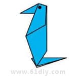 啄木鸟的折纸方法