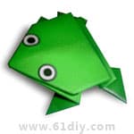 青蛙折纸教程（动物类）
