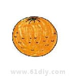 橙子的画法（水果类）