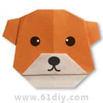 小狗折纸教程（动物折纸）