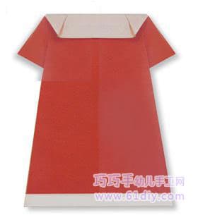衣服折纸教程——学生裙