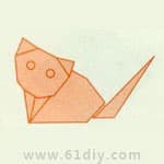 猫咪折纸教程