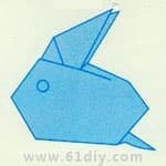 兔子折纸教程