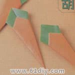 胡萝卜折纸方法