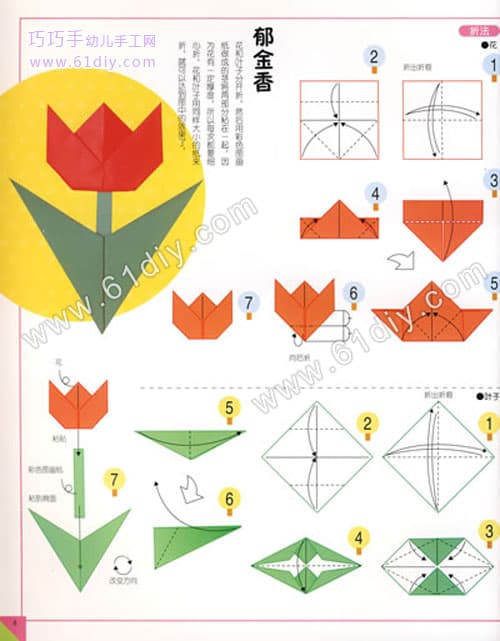 幼儿小班最简单的折纸圣诞节手工7款简简单单色彩缤纷的圣诞树折纸