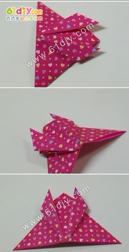 蝴蝶折纸图解