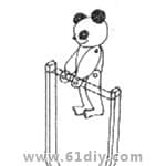 玩具DIY——翻跟斗的熊猫