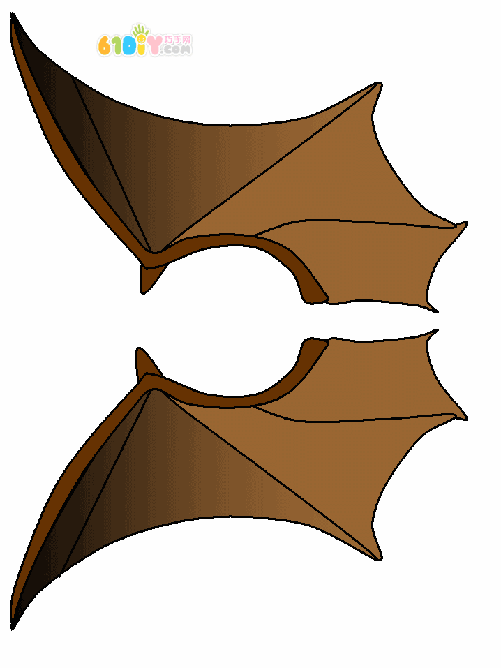 卫生纸芯手工——蝙蝠