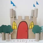 纸芯纸盒DIY城堡