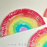 纸盘彩虹和滤纸彩虹