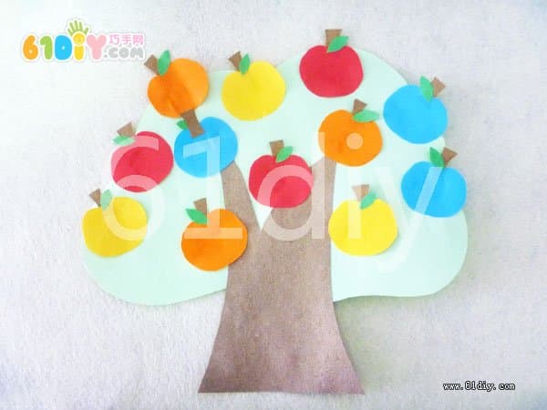 七彩苹果树制作图解