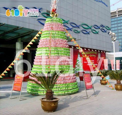 饮料瓶创意圣诞树