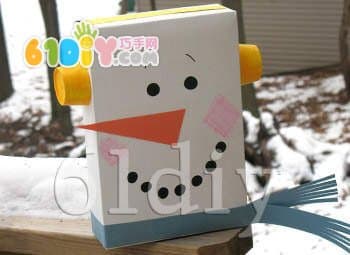 冬天手工——纸盒雪人