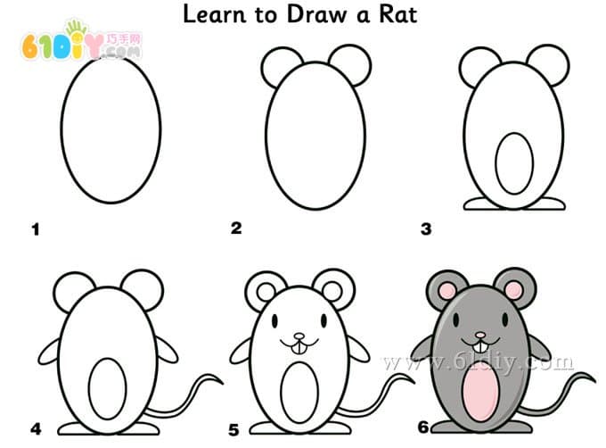 老鼠的画法