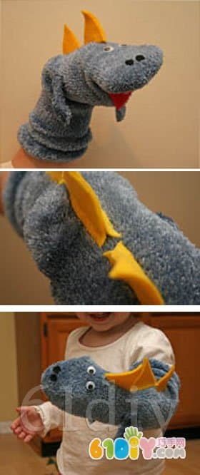 袜子手偶——恐龙