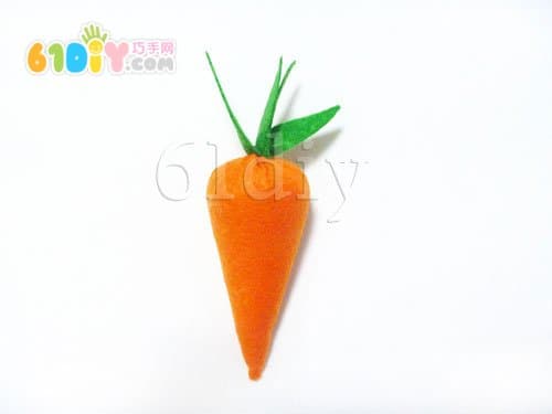 不织布蔬菜教程——胡萝卜