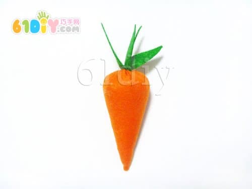 不织布蔬菜教程——胡萝卜