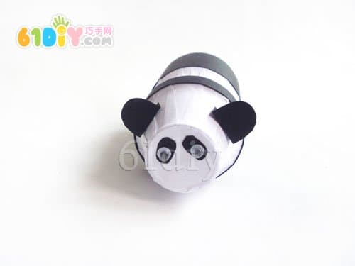 养乐多瓶子制作熊猫
