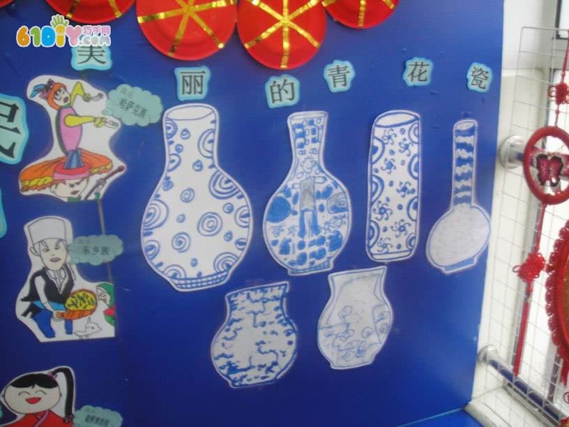 幼儿园中国风主题墙