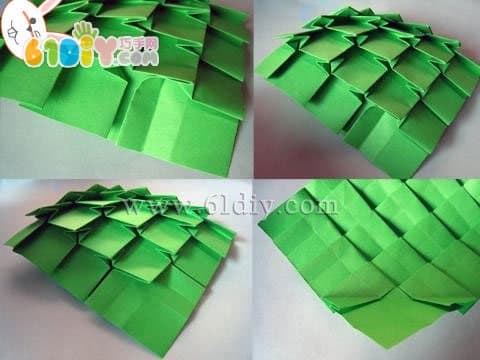 立体折纸圣诞树手工