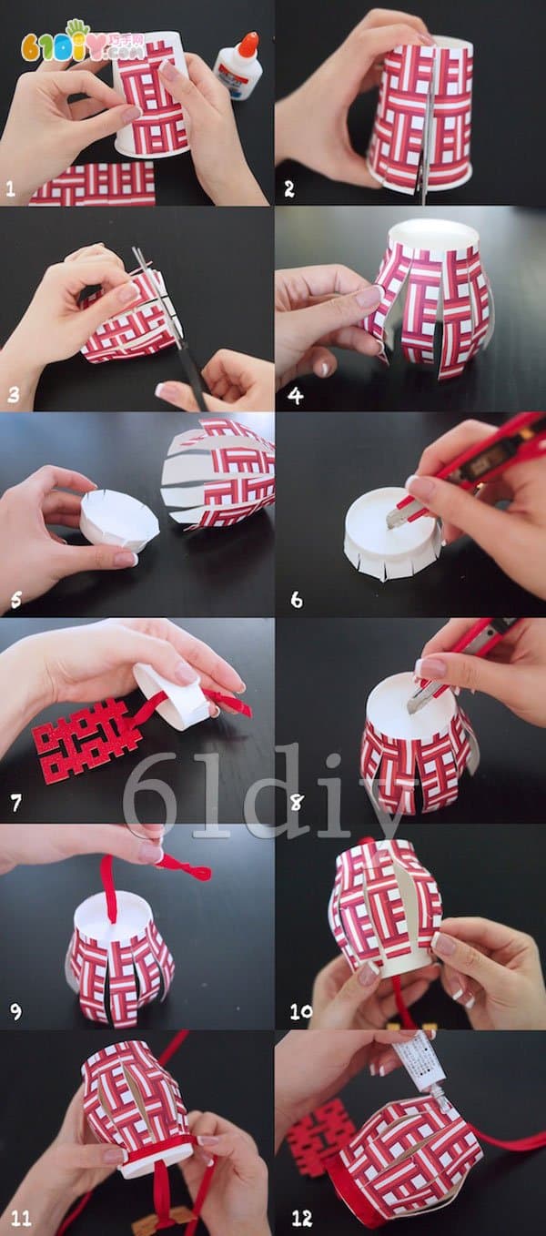 新年DIY——如何用纸杯制作灯笼