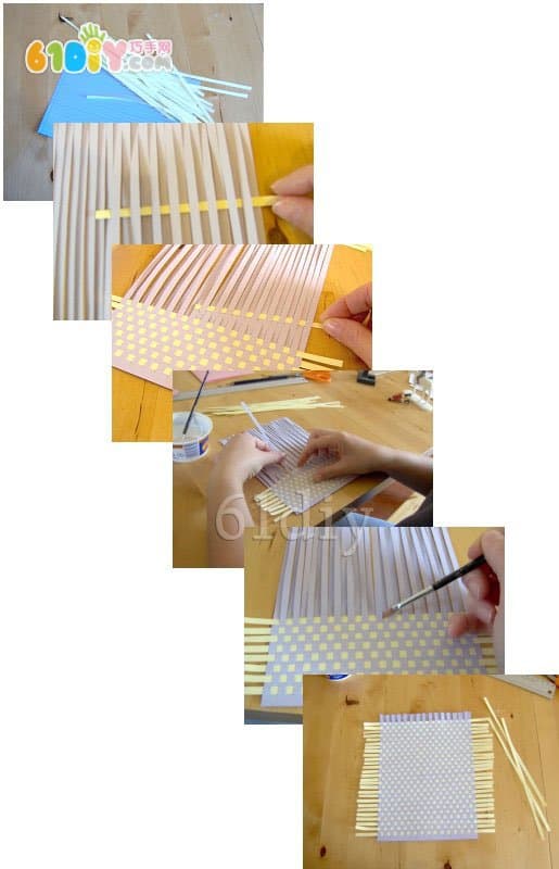 纸条编织手工