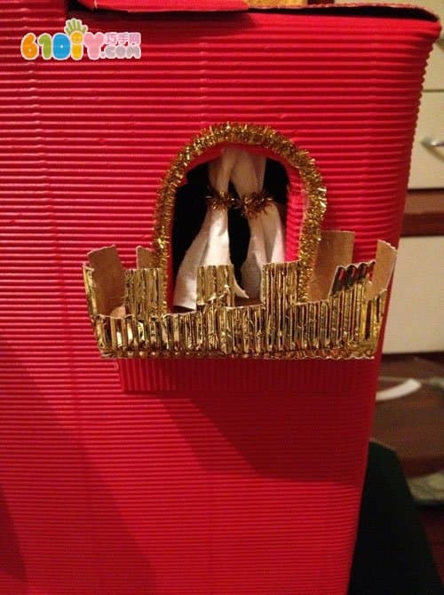 巧友作品——纸盒制作华丽的城堡