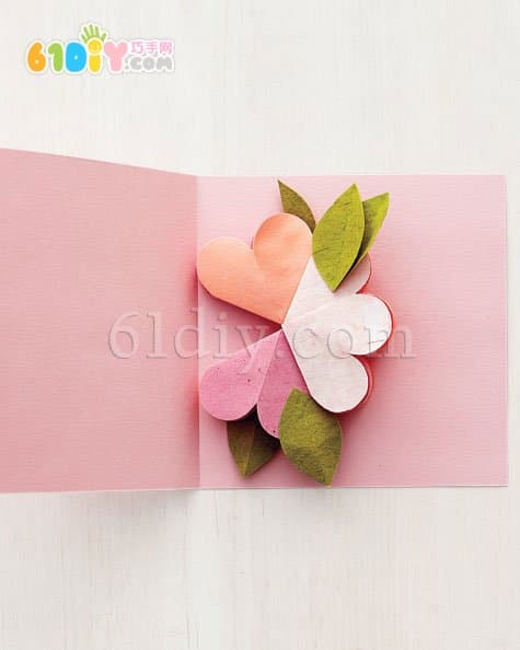 手工制作立体花朵卡片