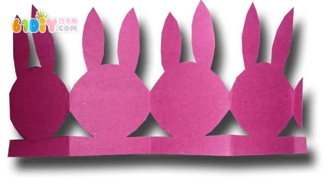 复活节的小兔篮子手工制作
