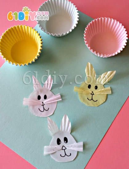 怎样用蛋糕纸制作小兔子