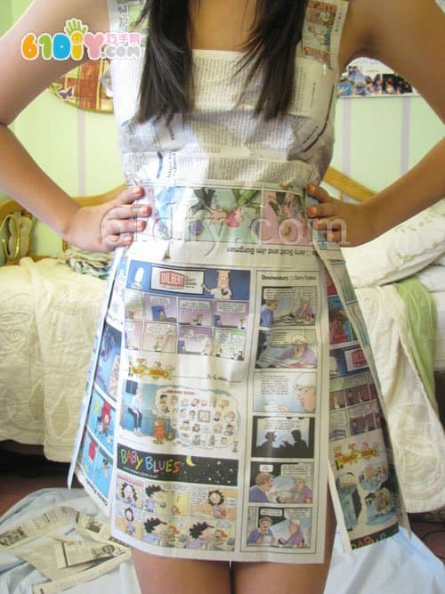 怎样用报纸制作环保衣
