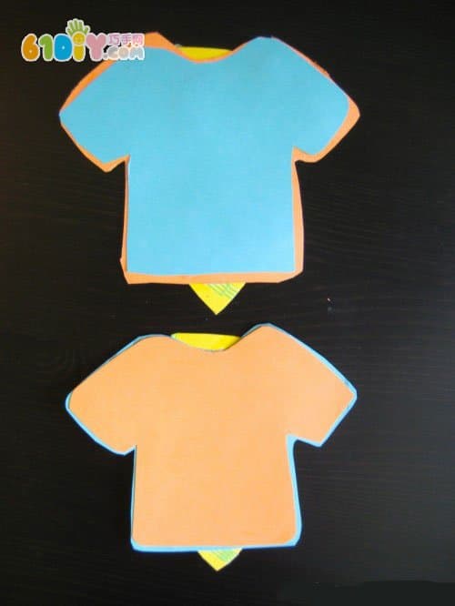 幼儿园父亲节DIY：短袖领带卡