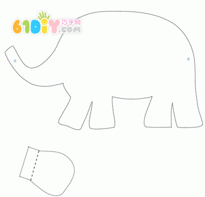 儿童手工制作印度大象
