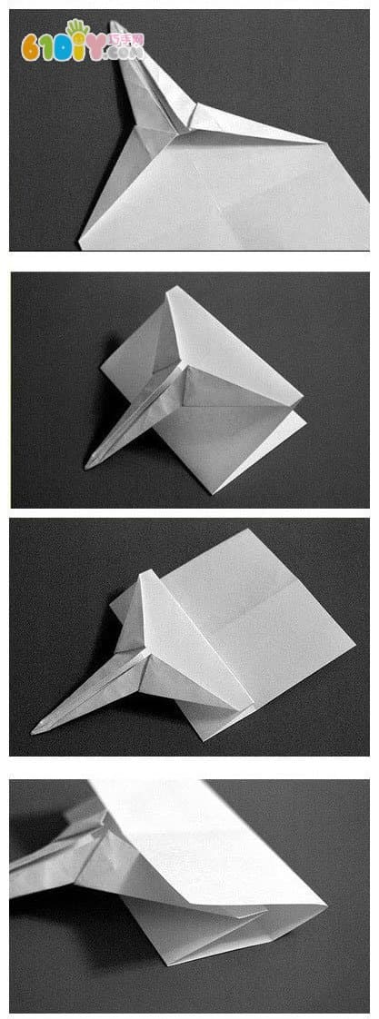 飞机折纸教程：酷酷的战斗机