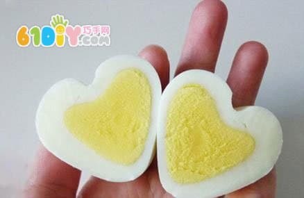 爱心鸡蛋DIY