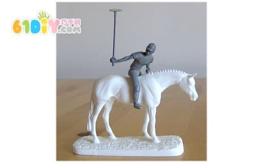 软陶DIY骑马运动员