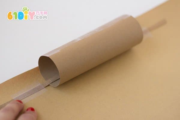 纸筒DIY甜蜜的七夕节礼物