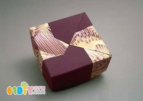 方形礼物盒折法