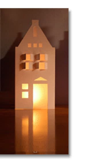 手工制作房子灯笼