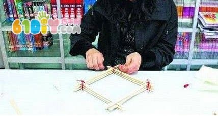 一次性筷子手工制作灯笼