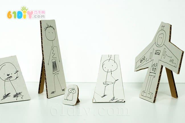 儿童手工：硬纸板DIY