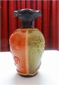 漂亮的粘土花瓶DIY