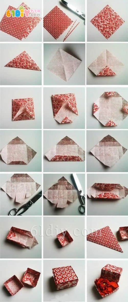 纸盒折纸方法