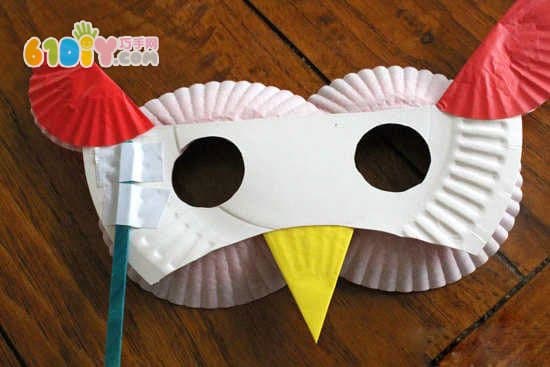 纸盘蛋糕纸DIY制作动物面具